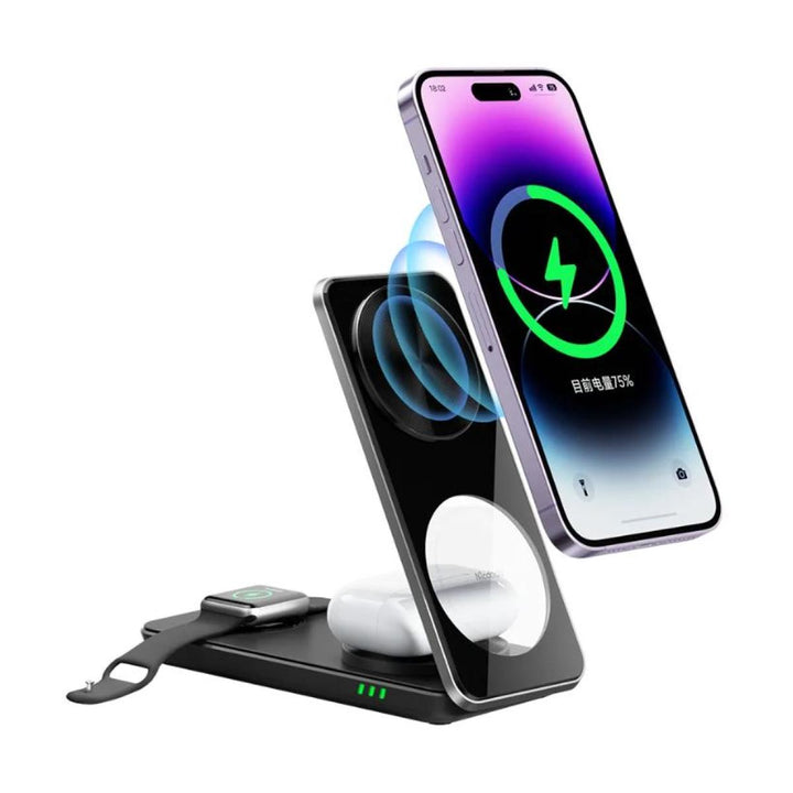 Mcdodo 3 in 1 Foldable Mangetic Wireless Charging Stand