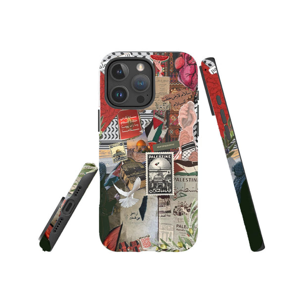 Palestine Symbolic Collage Phone Case