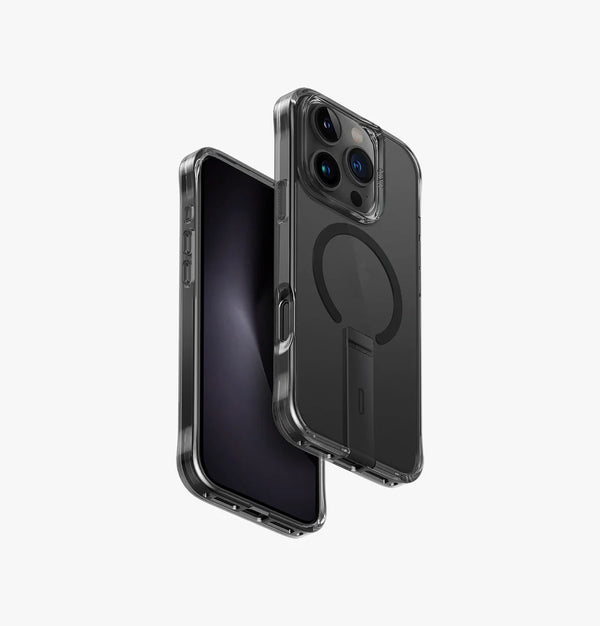 UNIQ HYBRID ELEVA CAse WITH VERTICAL STAND For iPhone 16 Series