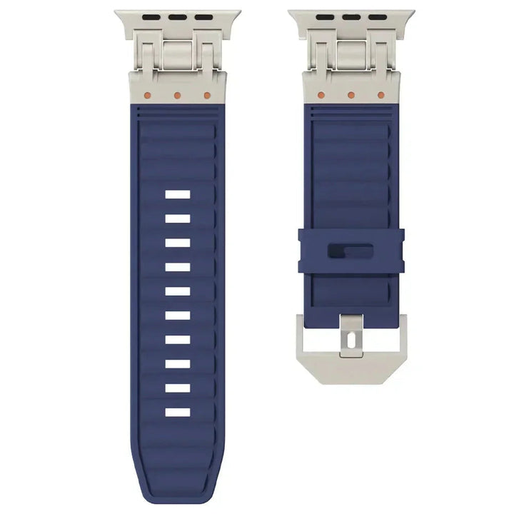 Rubber Titanium Band for Apple Watch