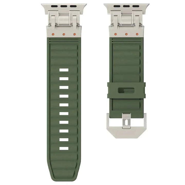 Rubber Titanium Band for Apple Watch