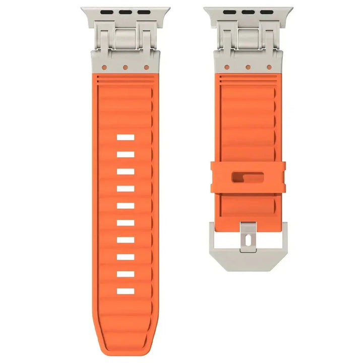 Rubber Titanium Band for Apple Watch