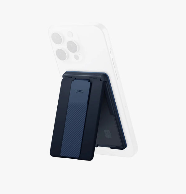 UNIQ HELDRO ID MAGNETIC CARD HOLDER WITH GRIP- BAND AND STAND