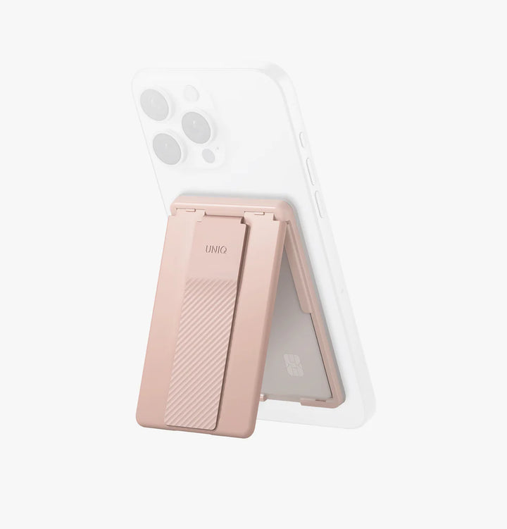 UNIQ HELDRO ID MAGNETIC CARD HOLDER WITH GRIP- BAND AND STAND