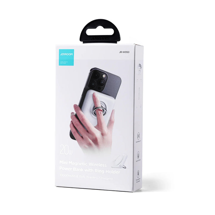 Joyroom Magnetic Wireless Power Bank with Ring Holder 10K