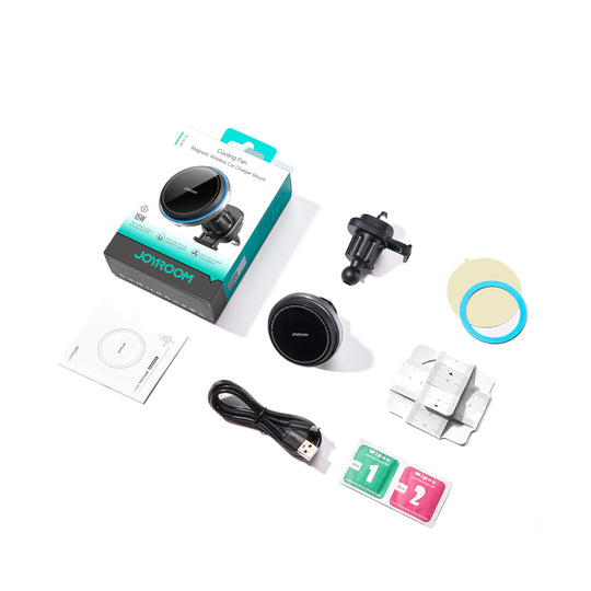 Joyroom Magnetic Wieless Car Charger with Cooling Fan (Air Vent)