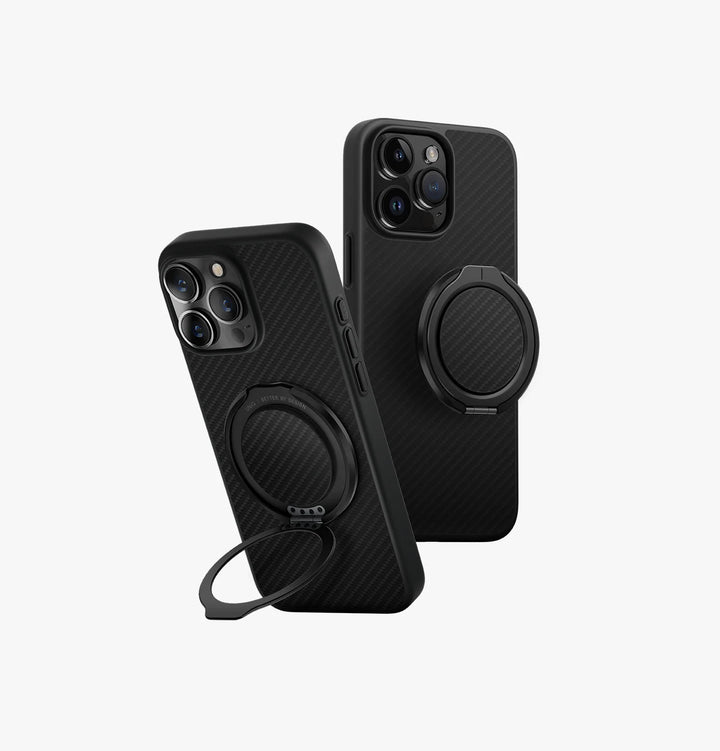 UNIQ HYBRID KEVA AIR carbon fiber case WITH GRIPFIT PREMIUM For iPhone 16 series
