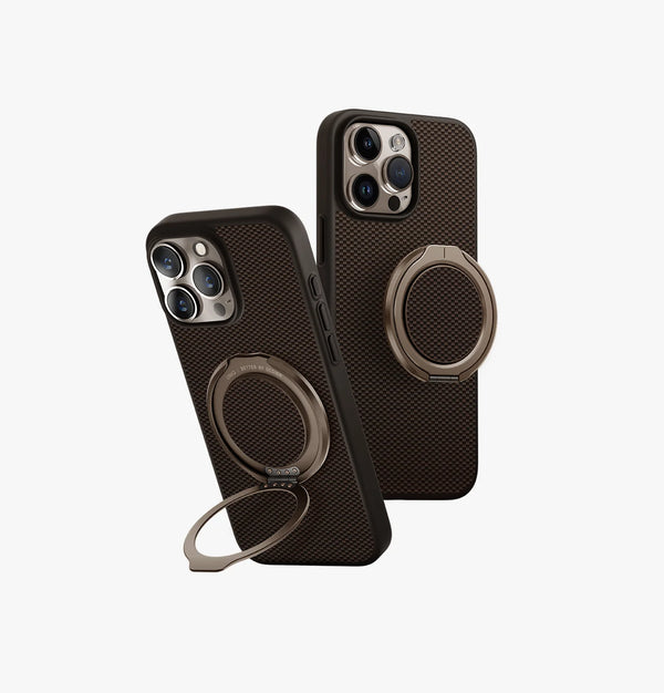UNIQ HYBRID KEVA AIR carbon fiber case WITH GRIPFIT PREMIUM For iPhone 16 series