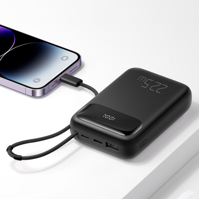 Mcdodo 22.5W 10K  Power Bank With Built-in Lightning Cable
