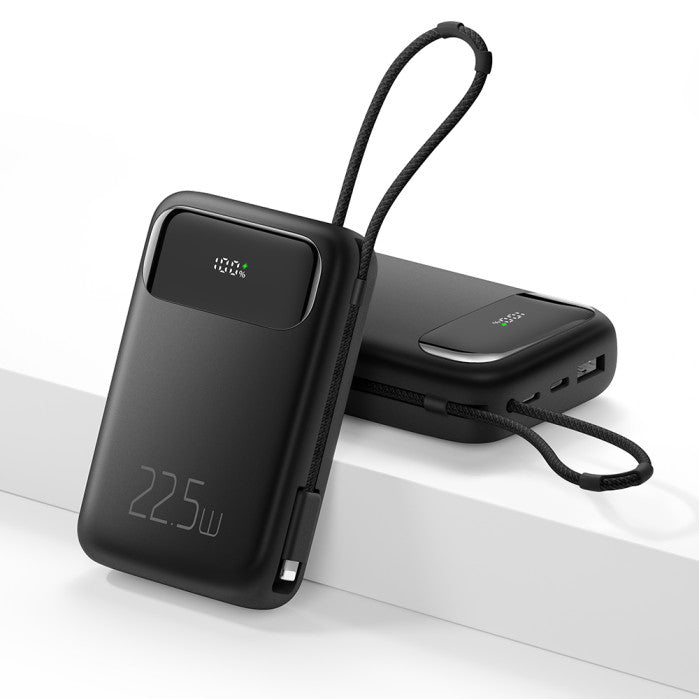 Mcdodo 22.5W 10K  Power Bank With Built-in Lightning Cable
