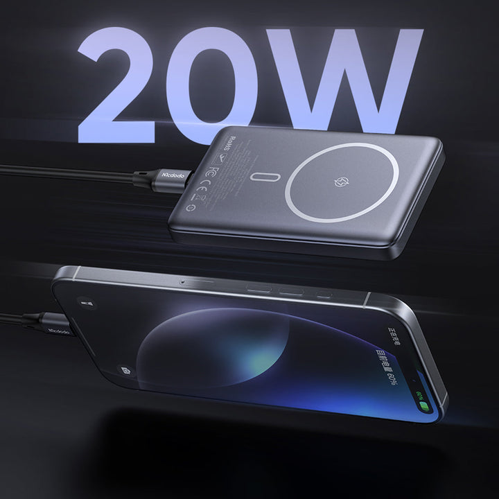 Mcdodo 20W Magnetic Wireless Metal Ultra-Thin 10K Power Bank
