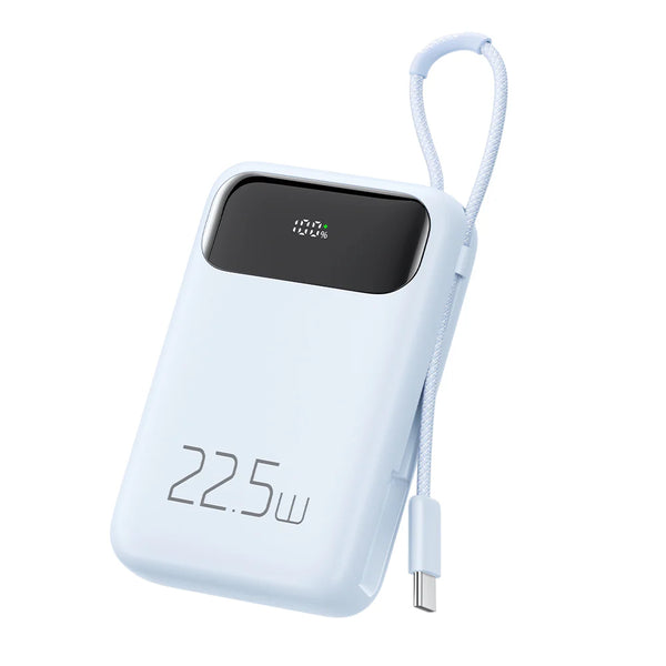 Mcdodo 22 5 W Digital Display 10000 M Ah 1 C 1 A Power Bank Built In Cable For Type C