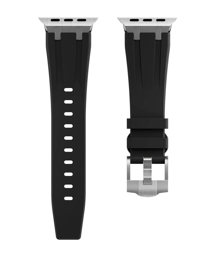 Rubber Ultra Black Buckle for Apple Watch