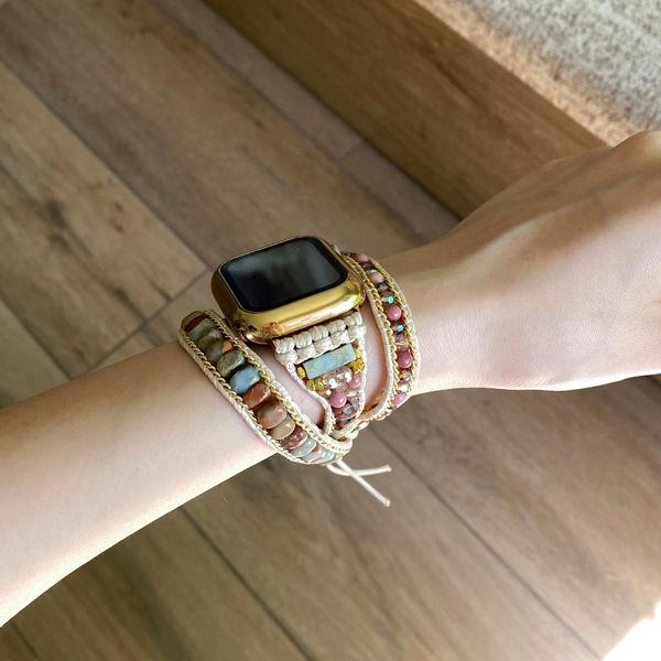 Hand Made Double Loop Strap For Apple Watch