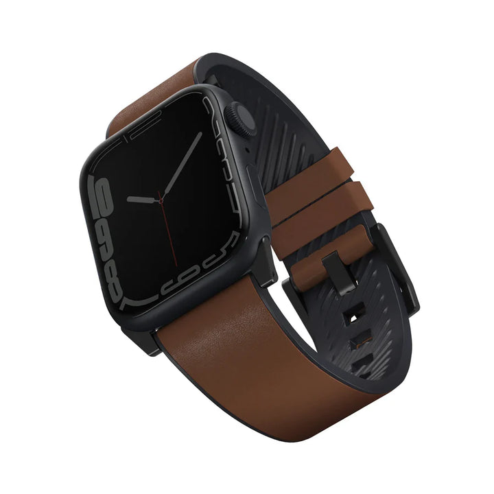 UNIQ STRADEN WATERPROOF LEATHER HYBRID APPLE WATCH STRAP