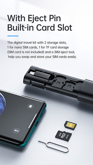 Mcdodo Multifunctional Storage Box (Cable+ Connector+ SIM Eject Pin+ Card Slot)