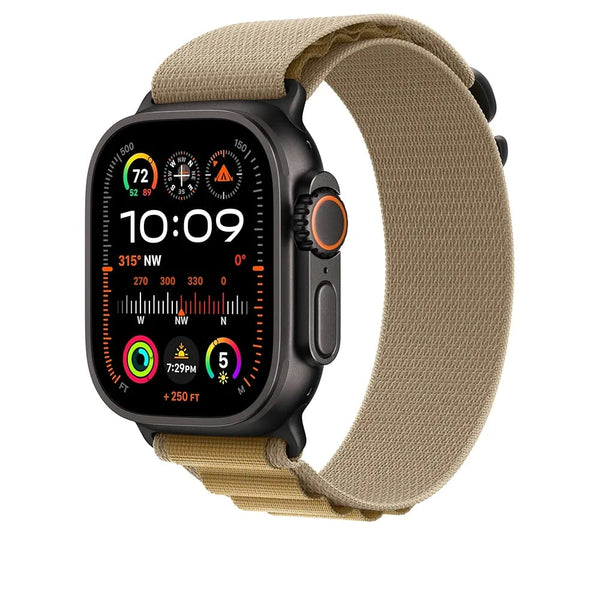 Alpine Loop Black Buckle For Apple Watch