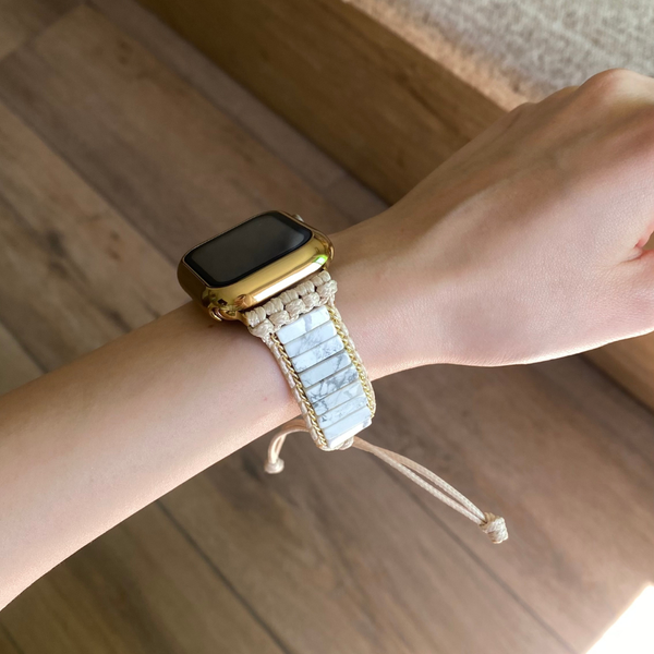 Hand Made Stone Pattern Strap For Apple Watch