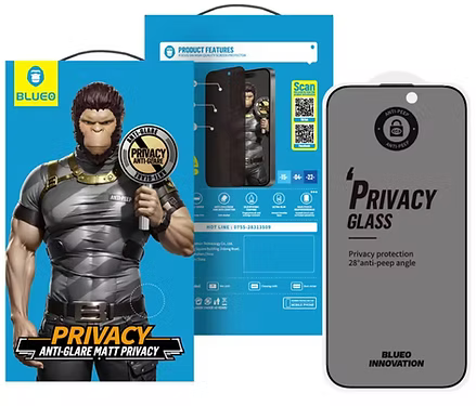 Blueo Gorilla Screen Protector For IPhone (Privacy Matte)