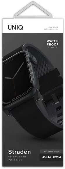 UNIQ STRADEN WATERPROOF LEATHER HYBRID APPLE WATCH STRAP