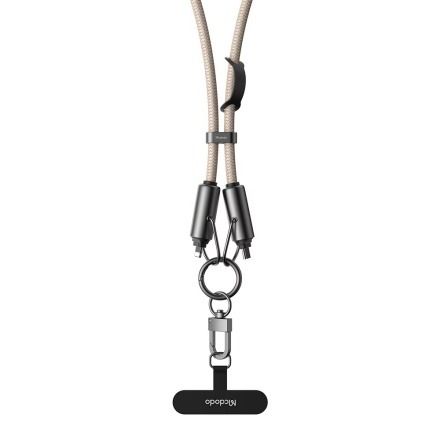 Mcdodo 2 in 1 Usb-C to Usb-C Charging Crossbody Phone Lanyard