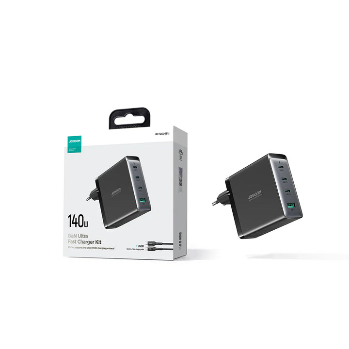 Joyroom Gan Ultra
140W Fast Charger + (C to C) Cable