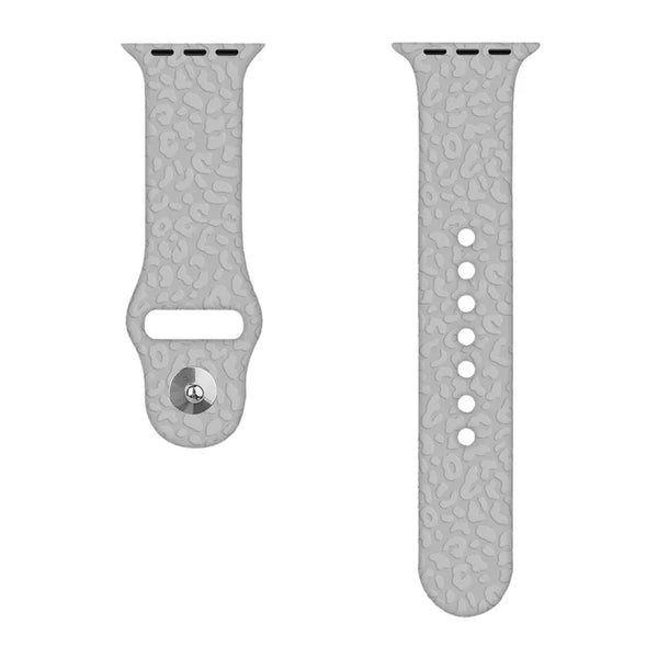 Leopard Craved Rubber Band for Apple Watch