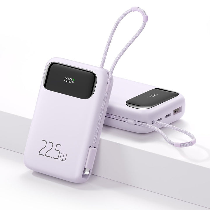 Mcdodo 22.5W 10K  Power Bank With Built-in Lightning Cable