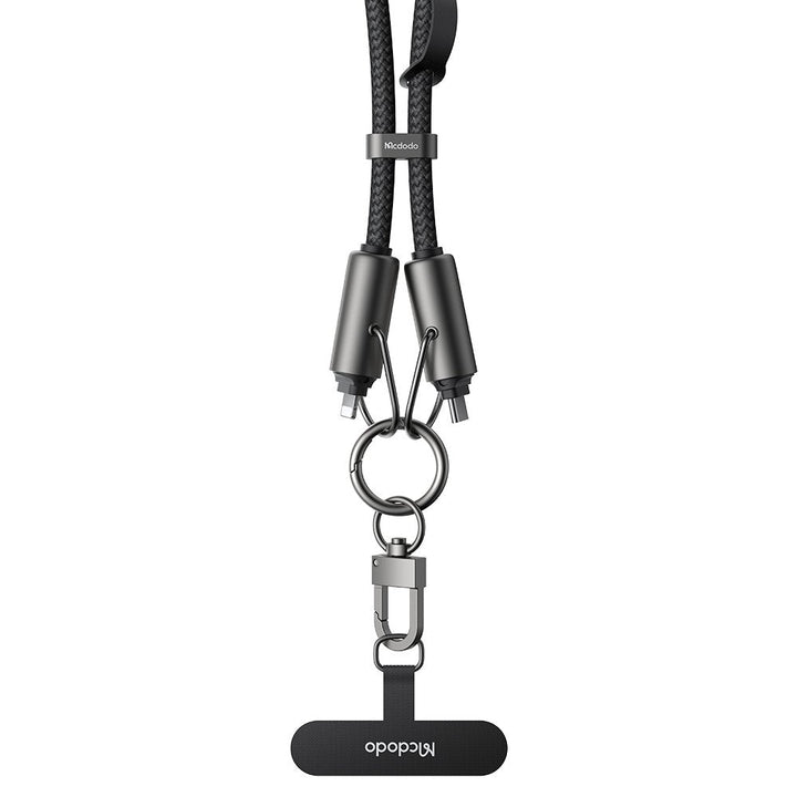 Mcdodo 2 in 1 Usb-C to Lightning Charging Crossbody Phone Lanyard