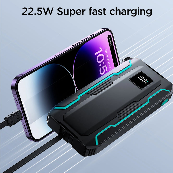 Joyroom Power Bank with Dual Cables 10K