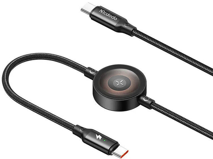 Mcdodo 2 in1 60W Usb-C to Usb-C+ Wireless Charger
for Apple Watch Cable