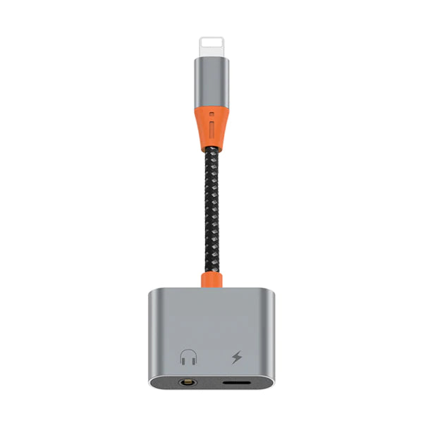 Wiwu Lightning to Lightning + 3.5mm Audio Adapter LT07