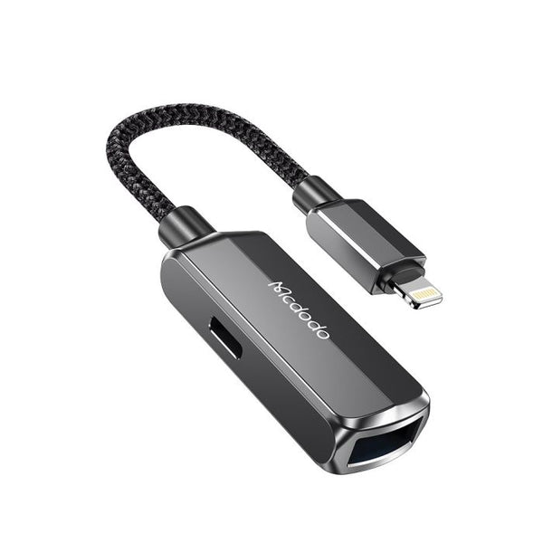 Mcdodo 2 in 1 OTG Usb3.0 to Lightning Convertor (OTG+ Lightning)