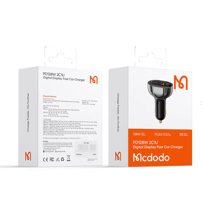 Mcdodo 128W Fast Car Charger