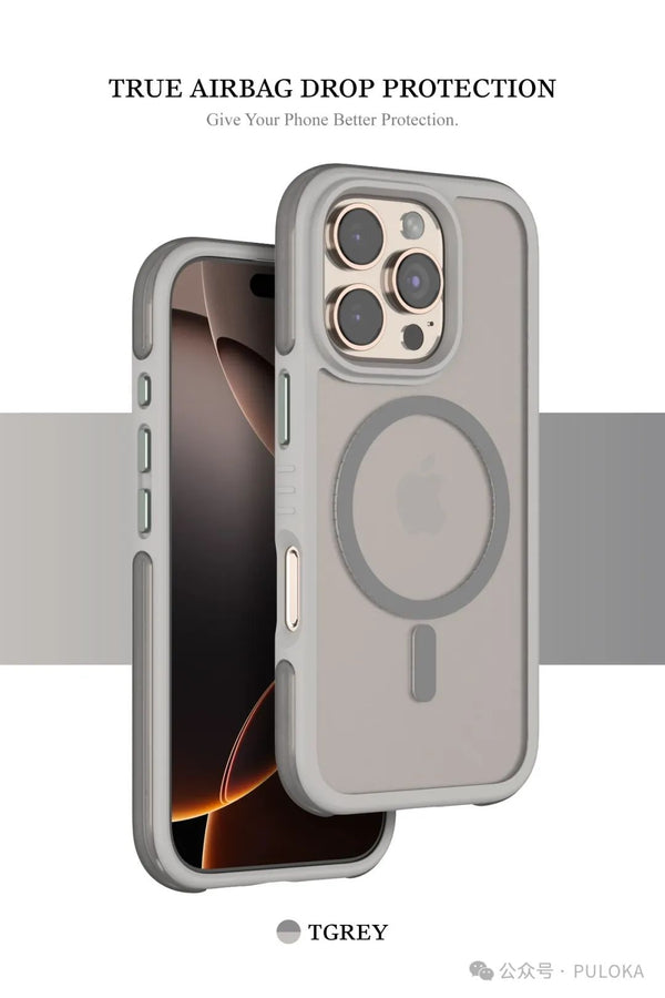 Puloka Anti-Fall AirBag Magnetic Case For IPhone