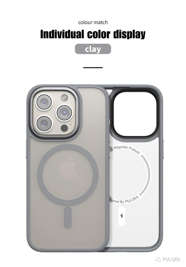 Puloka Semi-Translucent Magnetic Case For 16 Series