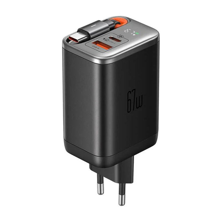 Mcdodo 67W GaN Charger With Built-in 65cm retractable Usb-C Cable