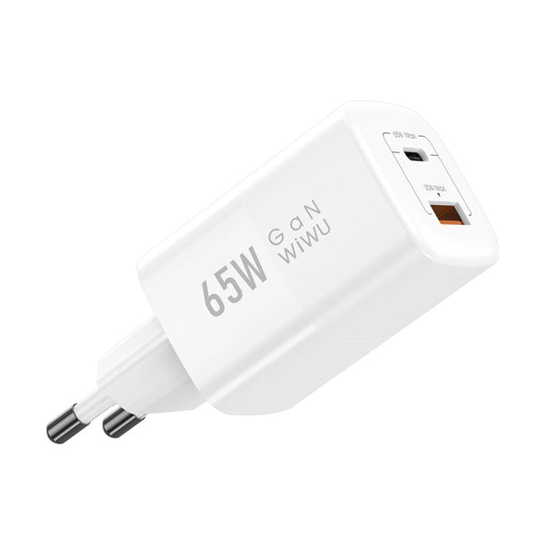 Wiwu 65W PD+QC Wall Charger (EU Plug)